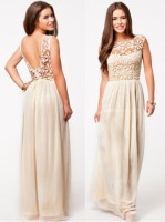 VESTIDO LARGO CON BORDADOS VARIOS COLORES