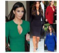 VESTIDO KIM KARDASHIAN VARIOS COLORES