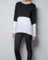 BLUSA BLANCA Y NEGRA
